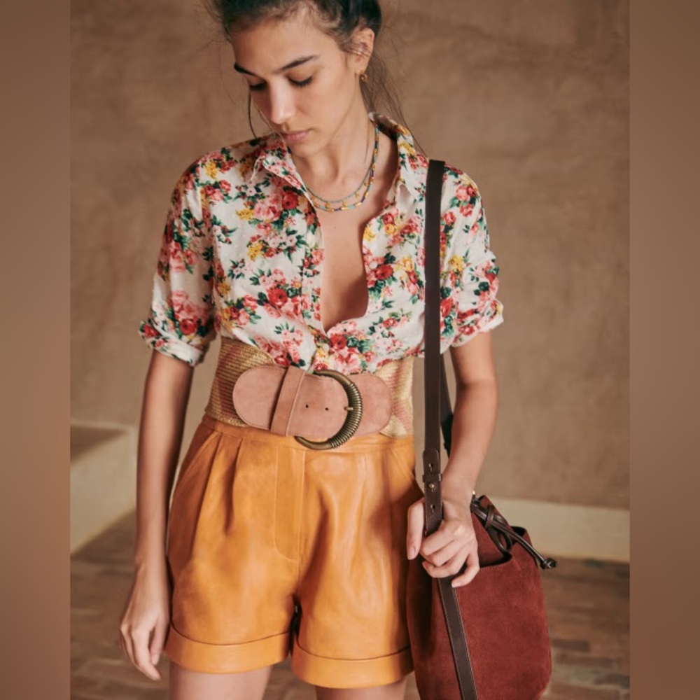 Sézane Pierro shirt in Rose Bouquet